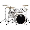 DW SSC Collector's Series 4-Piece Shell Pack Gray Marine Pearl Chrome HardwareWhite Crystal Chrome Hardware