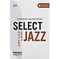 D'Addario Woodwinds Select Jazz, Soprano Saxophone - Unfiled,Box of 10 4S2H