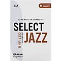 D'Addario Woodwinds Select Jazz, Soprano Saxophone - Unfiled,Box of 10 3H2M