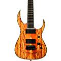 B.C. Rich Shredzilla Extreme 7-String Electric Guitar Trans BlackSpalted Maple