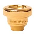 Warburton Size 1 Series Trumpet and Cornet Mouthpiece Top in Gold 1ESV Gold1ES Gold
