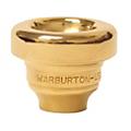 Warburton Size 3 Series Trumpet and Cornet Mouthpiece Top in Gold 3D Gold3D Gold