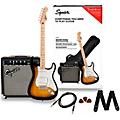 Squier Sonic Stratocaster Electric Guitar Pack With Fender Frontman 10G Amp Black2-Color Sunburst