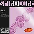 Thomastik Spirocore 4/4 Size Cello Strings 4/4 C String, Silver4/4 A String