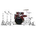 Yamaha Stage Custom Birch 5-Piece Shell Pack With 600 Series Doube-Braced Hardware Pack Cranberry Red