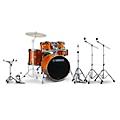 Yamaha Stage Custom Birch 5-Piece Shell Pack With 600 Series Doube-Braced Hardware Pack Honey Amber
