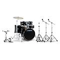 Yamaha Stage Custom Birch 5-Piece Shell Pack With 600 Series Doube-Braced Hardware Pack Raven Black