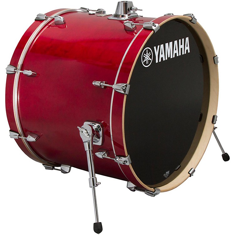 Yamaha Stage Custom Birch Bass Drum 18x15 inch Cranberry Red Musician