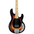 Sterling by Music Man StingRay RAY4 Maple Fingerboard Electric Bass Guitar Satin Vintage Sunburst Black PickguardSatin Vintage Sunburst Black Pickguard