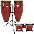 Toca Synergy Conga Set with Stand and Bongos BlueRed