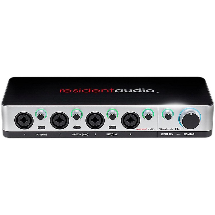Resident Audio T4 FourChannel Thunderbolt Interface Musician's Friend