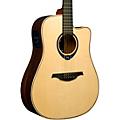 Lag Guitars Tramontane HyVibe THV30DCE Dreadnought Acoustic-Electric Smart Guitar Restock NaturalNatural