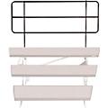 Midwest Folding Products TransFold Choral Risers Condition 1 - Mint 48 in. Wide, 3 LevelsCondition 1 - Mint 70 in. Backrail