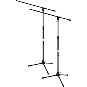 On-Stage Stands Tripod Mic Stand with Boom 2-Pack | Musician's Friend