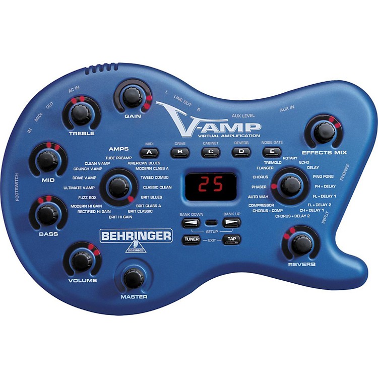 Behringer VAMP Virtual Guitar Amplifier with Tube Simulation and Multi