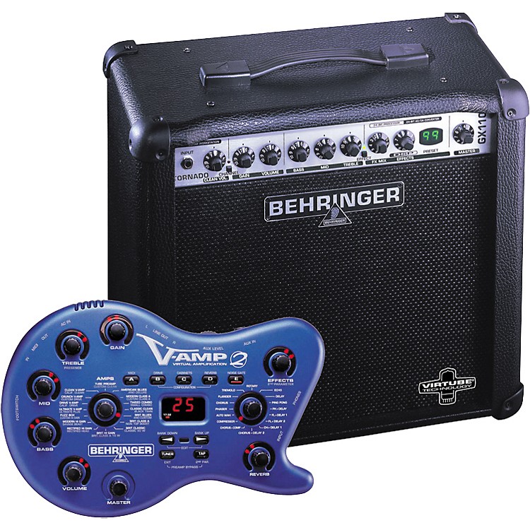Behringer VAmp 2 & GX110 Ultrarock 30W 1x10"" Combo Musician's Friend