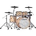 Roland VAD706 V-Drums Acoustic Design Drum Kit Pearl White FinishGloss Natural Finish
