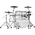 Roland VAD706 V-Drums Acoustic Design Drum Kit Gloss Ebony FinishPearl White Finish