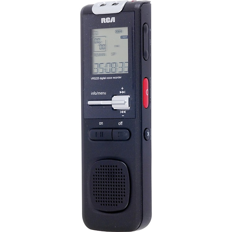 RCA VR5220 512 MB Digital Voice Recorder Musician's Friend