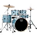 Mapex Venus 5-Piece Fusion Drum Set With Hardware and Cymbals Black Galaxy SparkleAqua Blue Sparkle