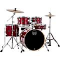 Mapex Venus 5-Piece Fusion Drum Set With Hardware and Cymbals Aqua Blue SparkleCrimson Red Sparkle