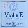 Larsen Strings Violin Strings E, Goldplate Loop, Medium 4/4 SizeE, Steel Loop, Medium 4/4 Size