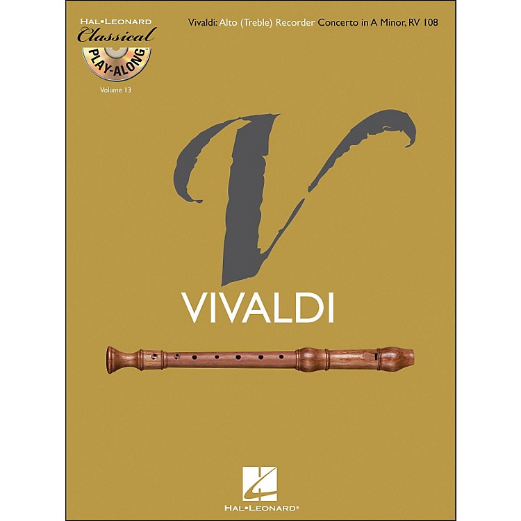 Hal Leonard Vivaldi Alto (Treble) Recorder Concerto In A Minor Rv