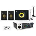 Universal Audio Volt 1 with KRK ROKIT G5 Studio Monitor Pair & S10 Subwoofer (Stands & Cables Included) ROKIT 5ROKIT 5