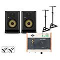 Universal Audio Volt 176 with KRK ROKIT G5 Studio Monitor Pair (Stands & Cables Included) ROKIT 8ROKIT 5