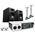 Universal Audio Volt 2 With Harbinger Studio Monitor Pair, Stands & Cables - SM505
