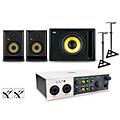 Universal Audio Volt 2 with KRK ROKIT G5 Studio Monitor Pair & S10 Subwoofer (Stands & Cables Included) ROKIT 8ROKIT 5