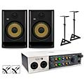 Universal Audio Volt 4 with KRK ROKIT G5 Studio Monitor Pair (Stands & Cables Included) ROKIT 8ROKIT 8
