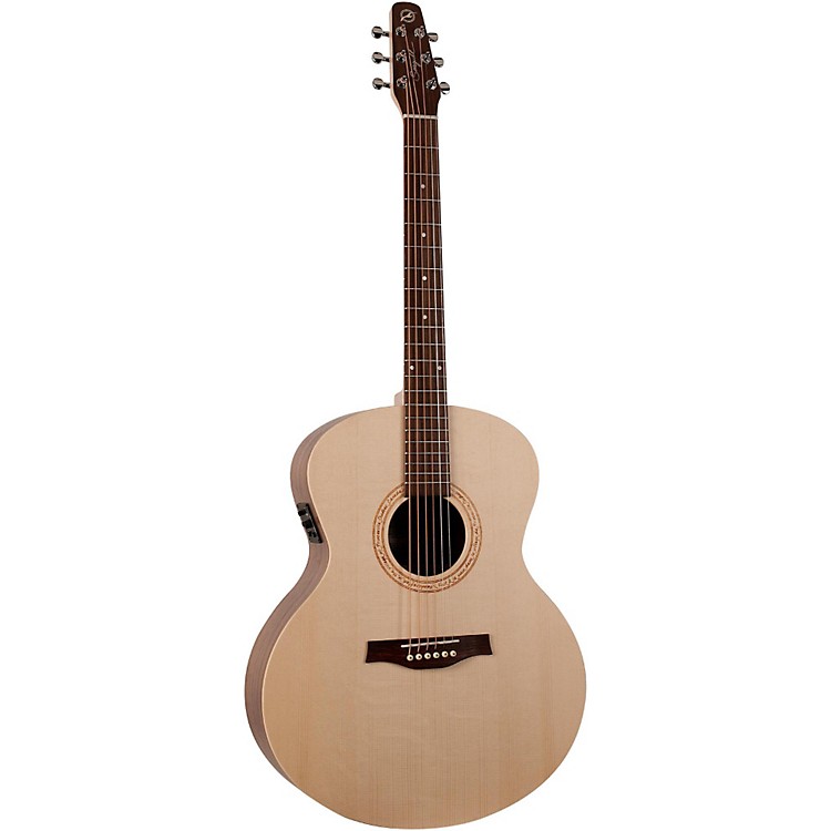 Seagull Walnut Mini Jumbo AcousticElectric Guitar Musician's Friend