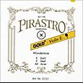Pirastro Wondertone Gold Label Series Violin E String 4/4 Size Weich Loop End4/4 Size Stark Loop End