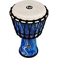 LP World Rope-Tuned Circle Djembe, 7 in. Blue MarbleBlue Marble