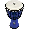 LP World Rope-Tuned Circle Djembe, 7 in. Blue MarbleBlue