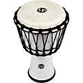 LP World Rope-Tuned Circle Djembe, 7 in. Blue MarbleWhite