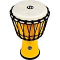 LP World Rope-Tuned Circle Djembe, 7 in. Blue MarbleYellow