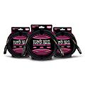 Ernie Ball XLR Microphone Cable 3-Pack Bundle - 20'
