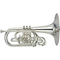 Yamaha YMP-204M Series Marching F Mellophone LacquerSilver