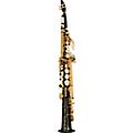 Yamaha YSS-82ZR Custom Professional Soprano Saxophone with Curved Neck UnlacqueredBlack Lacquer