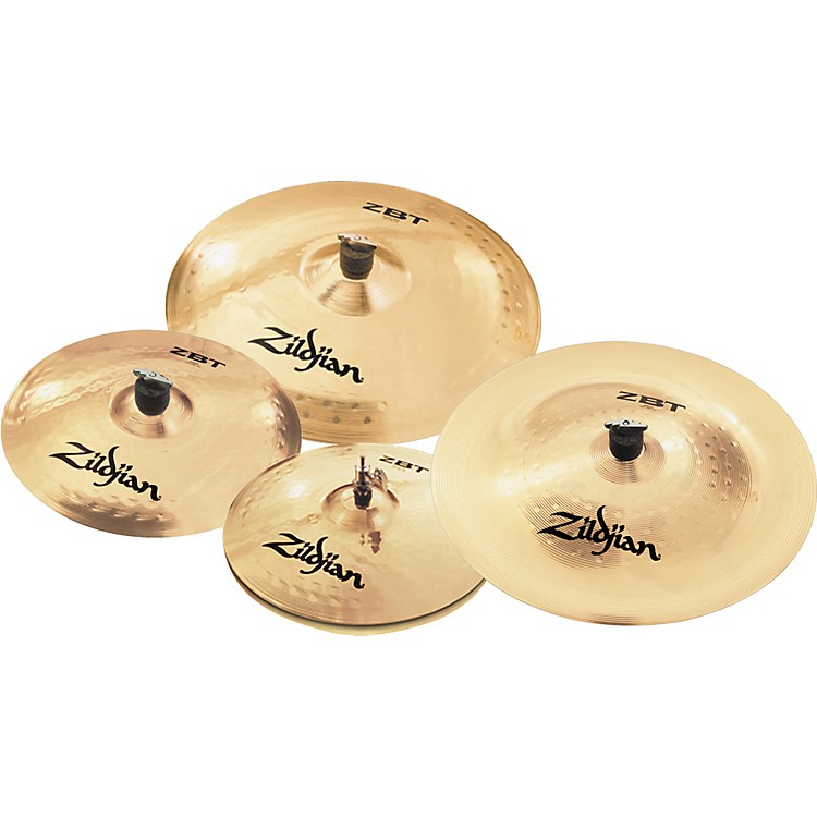 Zildjian ZBT 4Piece Cymbal Set with FREE 18" China and Cymbal Bag