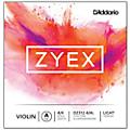 D'Addario Zyex Series Violin A String 1/16 Size4/4 Size Light Aluminum