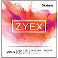 D'Addario Zyex Series Violin D String 4/4 Size Light Silver1/4 Size