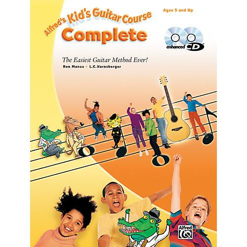 00-25783 Sheet Mus Kid's Guitar Course 1 2 Bk Cd