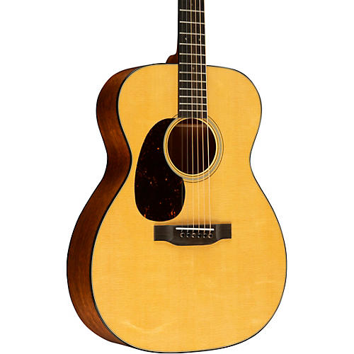 Martin 000-18 Standard Auditorium Left-Handed Acoustic Guitar Natural