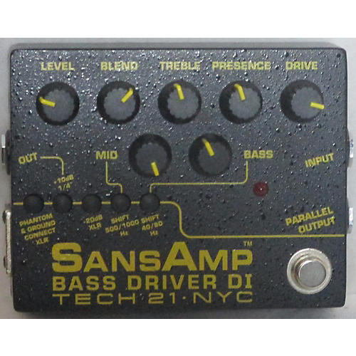 Tech 21 SANS AMP BASS DRIVER DI V2 Bass Effect Pedal | Musician's