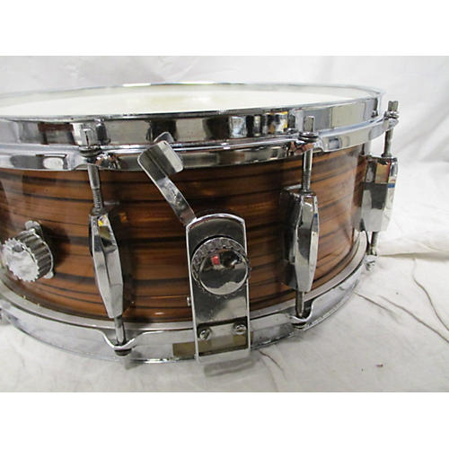 Vintage Pearl 1960s 14X6 60s Tiger Eye Root Beer Swirl Snare Drum 