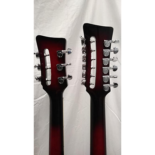 Italia Rimini Double Neck 6/12 String Hollow Body Electric