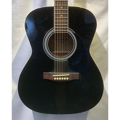 邦楽 The Face in Acoustic Dressed in Black Amazon.com: Applause Acoustic guitar, Right, AB28-5S Black